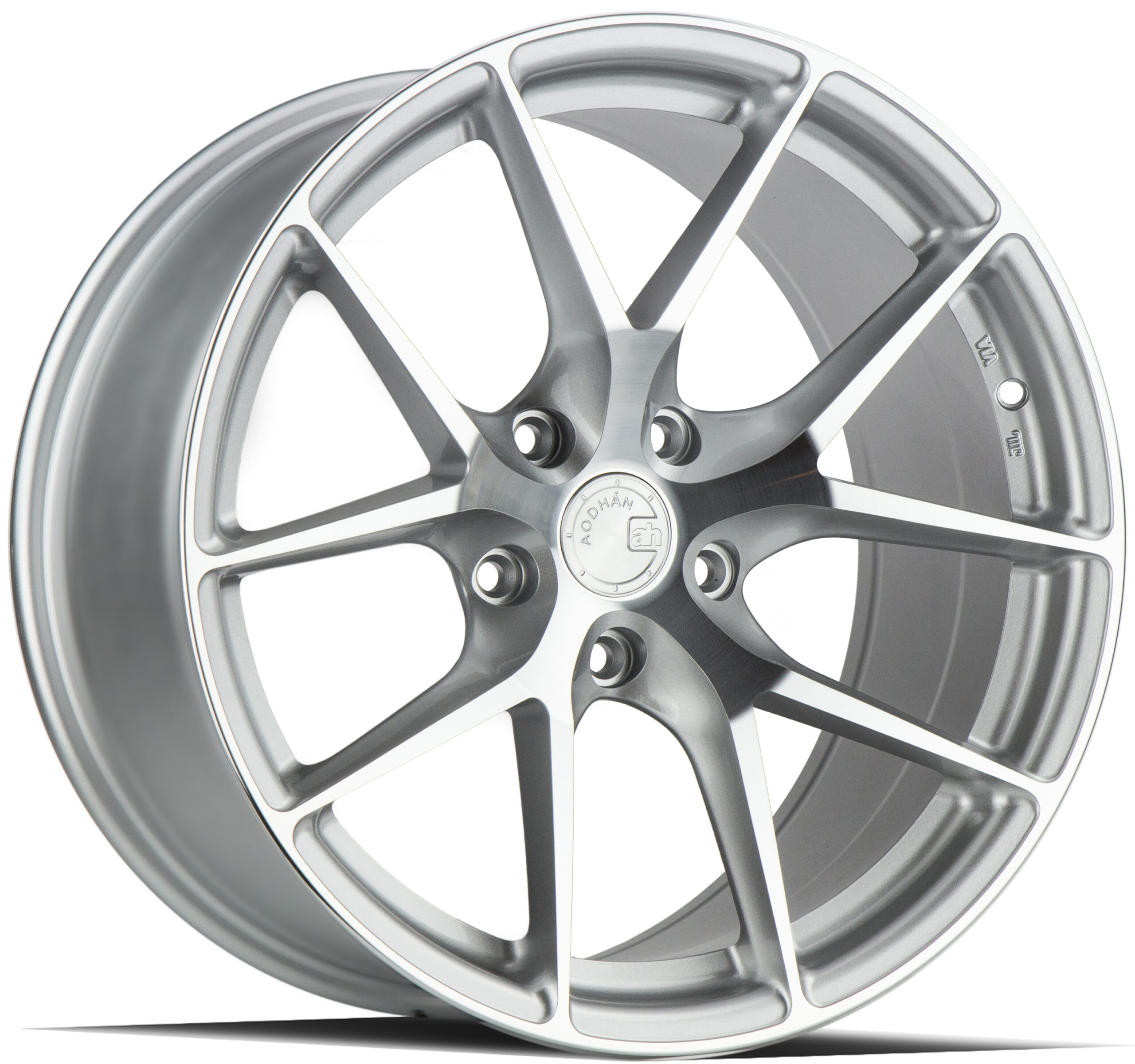 Aodhan Wheels AFF7 20x10.5 5x112 66.6 Hub 35 ET Gloss Silver Machined Face