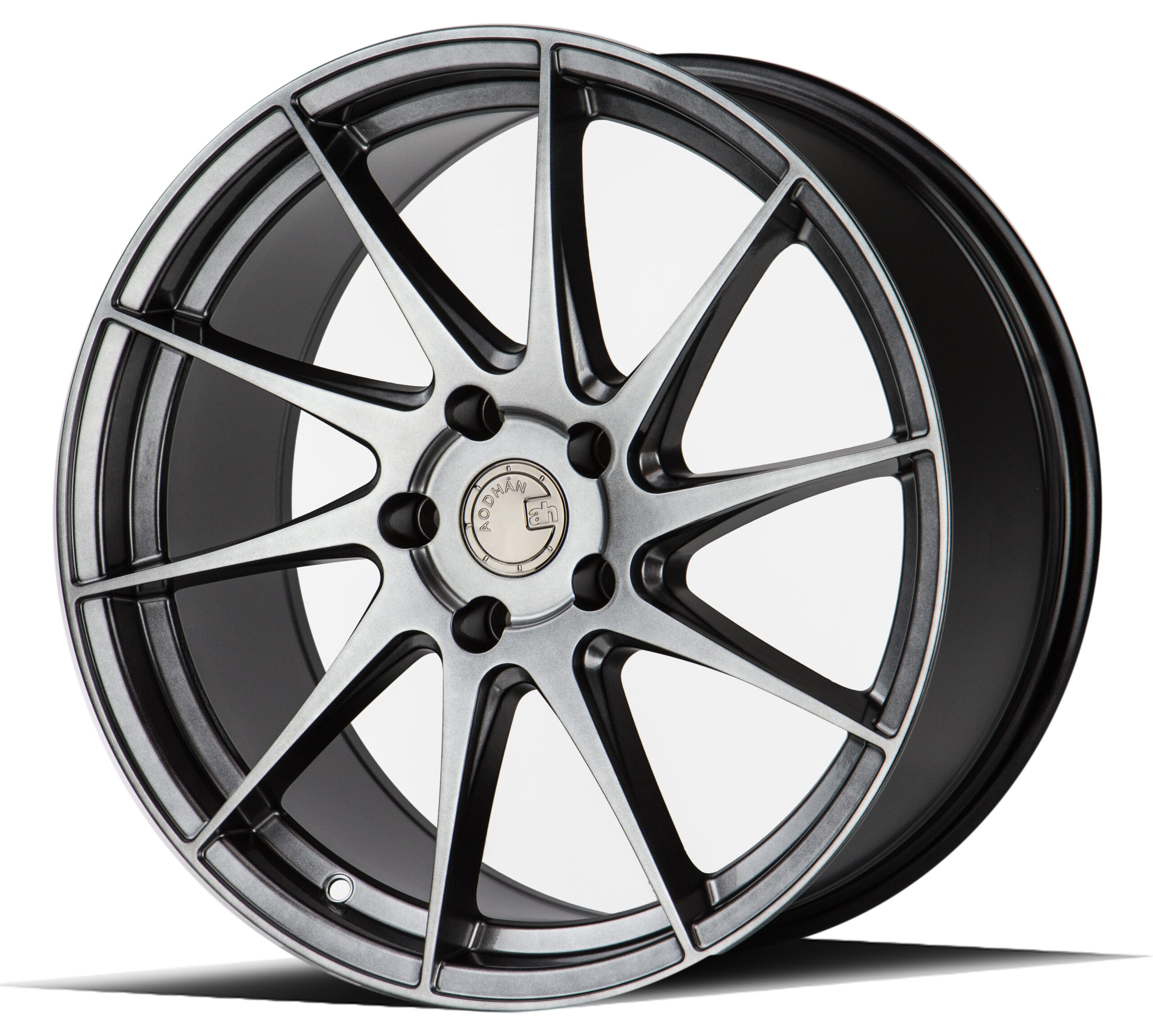 Aodhan Wheels AH09 18x8.5 (Passenger Side) 5x108 73.1 Hub 35 ET Hyper Black